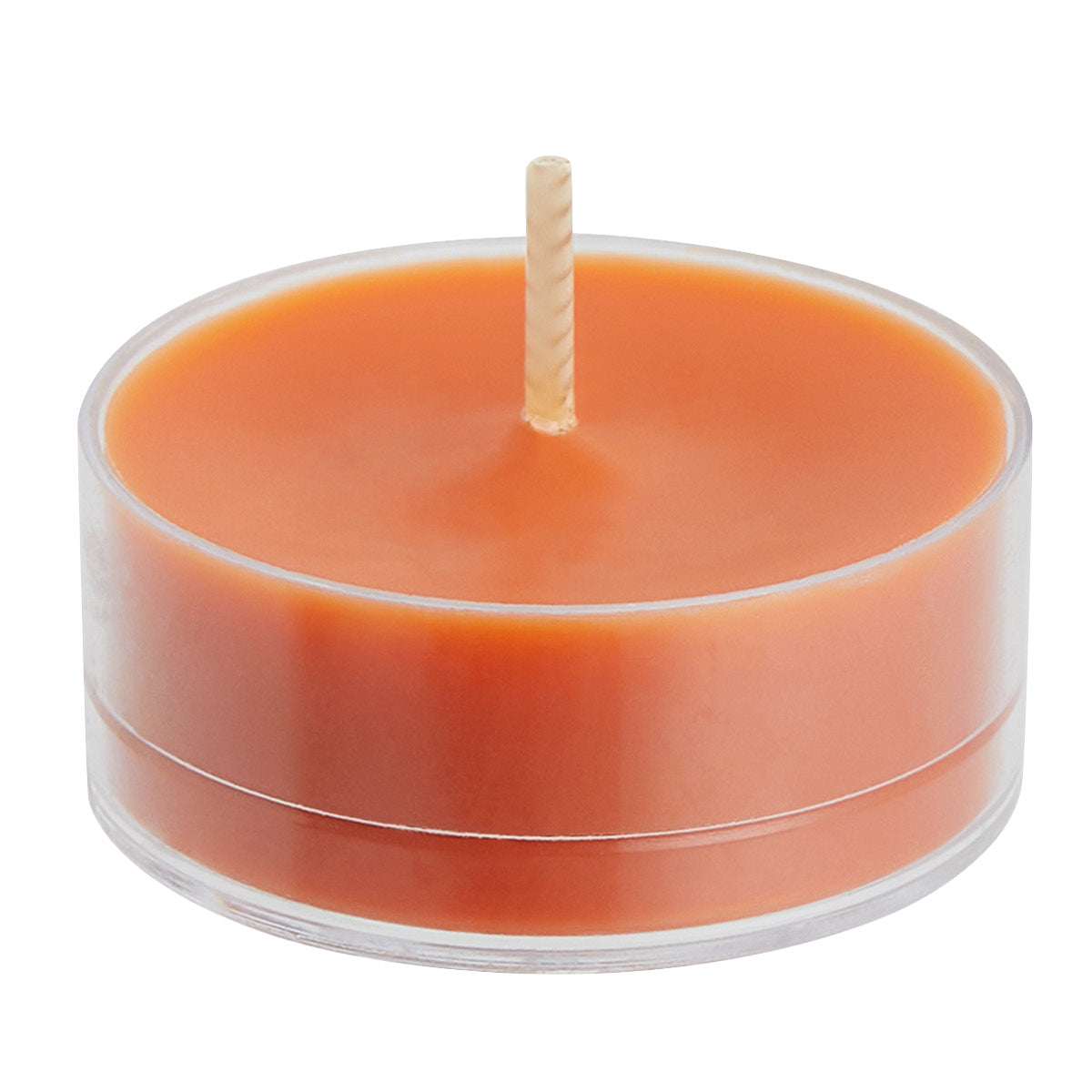 Woodland Pumpkin single Tealight against a white background